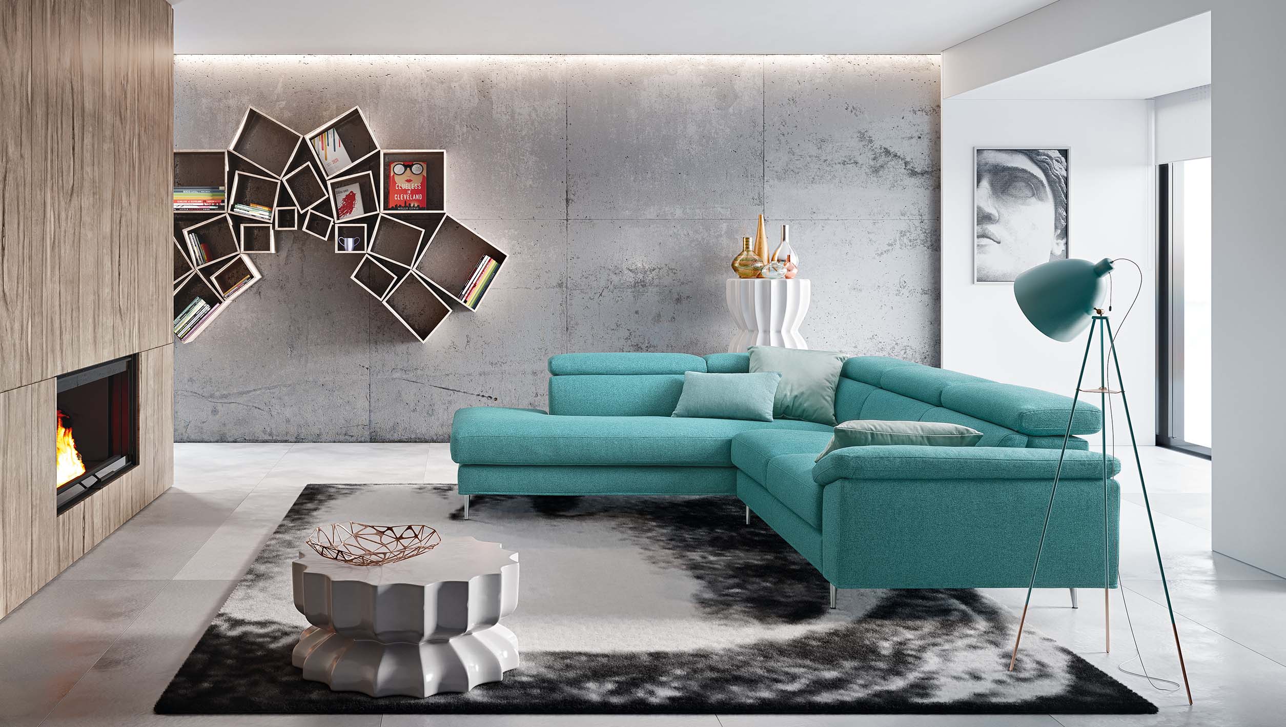 Divano Moderno 417
