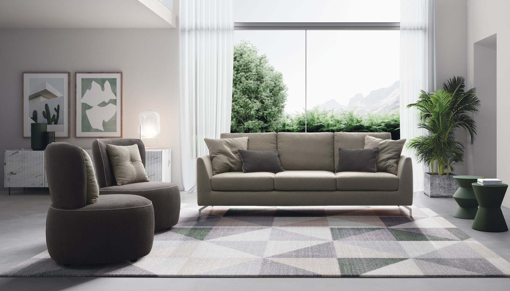 Divano Moderno 454